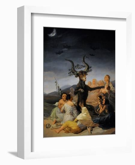 The Witches Sabbath, 1797-98-Francisco Jose de Goya y Lucientes-Framed Giclee Print