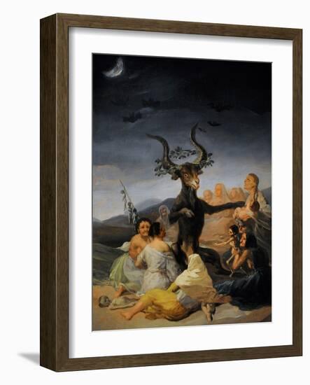 The Witches Sabbath, 1797-98-Francisco Jose de Goya y Lucientes-Framed Giclee Print