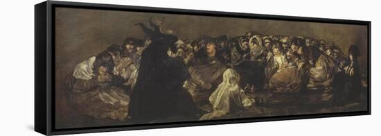 The Witches Sabbath, 1819-23, Black Painting-Francisco de Goya-Framed Premier Image Canvas