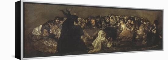 The Witches Sabbath, 1819-23, Black Painting-Francisco de Goya-Framed Premier Image Canvas