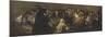 The Witches Sabbath, 1819-23, Black Painting-Francisco de Goya-Mounted Giclee Print