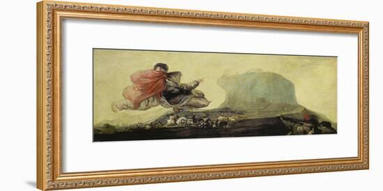 The Witches' Sabbath (Black Painting from the Quinta Del Sordo) 1820-23-Francisco de Goya-Framed Giclee Print