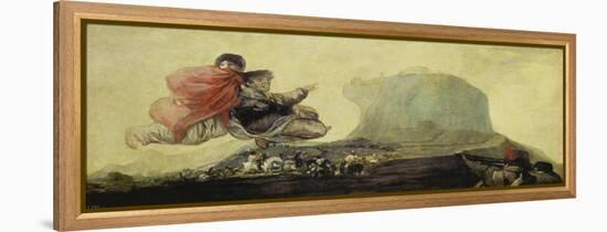 The Witches' Sabbath (Black Painting from the Quinta Del Sordo) 1820-23-Francisco de Goya-Framed Premier Image Canvas