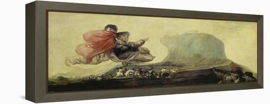 The Witches' Sabbath (Black Painting from the Quinta Del Sordo) 1820-23-Francisco de Goya-Framed Premier Image Canvas