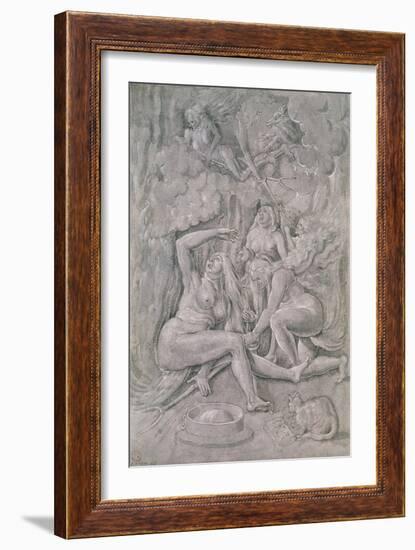 The Witches' Sabbath, circa 1515-Hans Baldung Grien-Framed Giclee Print