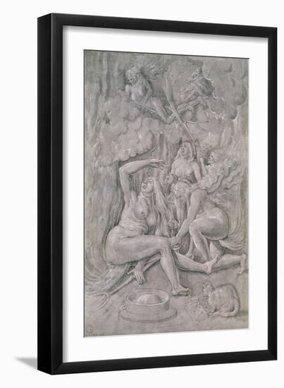 The Witches' Sabbath, circa 1515-Hans Baldung Grien-Framed Giclee Print