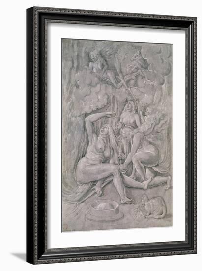 The Witches' Sabbath, circa 1515-Hans Baldung Grien-Framed Giclee Print