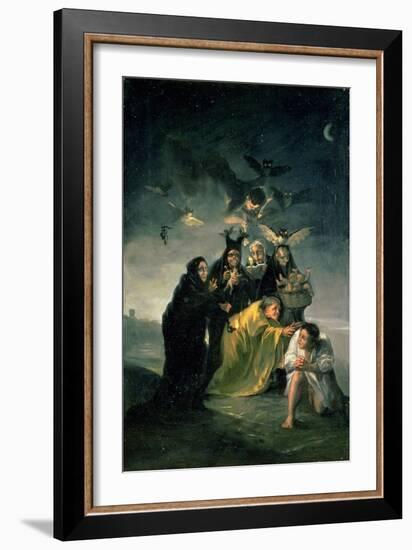 The Witches' Sabbath-Francisco de Goya-Framed Giclee Print