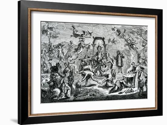 The Witches' Sabbath-Claude Gillot-Framed Giclee Print