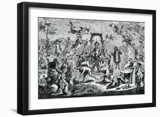 The Witches' Sabbath-Claude Gillot-Framed Giclee Print