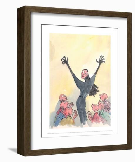 The Witches-Quentin Blake-Framed Art Print