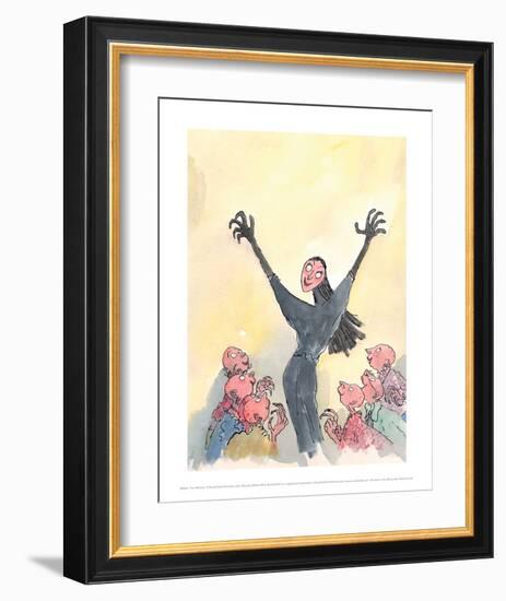 The Witches-Quentin Blake-Framed Art Print