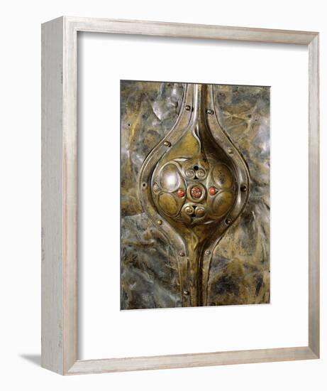 The Witham shield (detail), Ancient British, 3rd century BC-Werner Forman-Framed Giclee Print