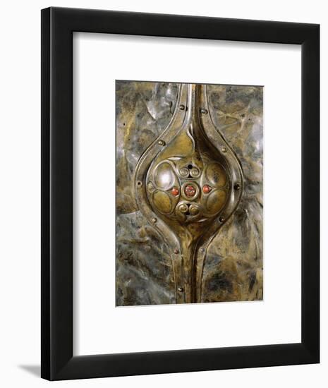 The Witham shield (detail), Ancient British, 3rd century BC-Werner Forman-Framed Giclee Print