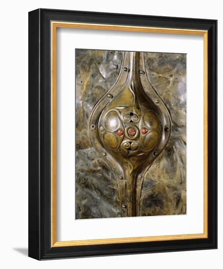 The Witham shield (detail), Ancient British, 3rd century BC-Werner Forman-Framed Giclee Print