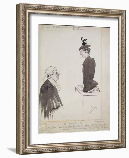 The Witness (Mrs Chant), 1894-Philip William May-Framed Giclee Print