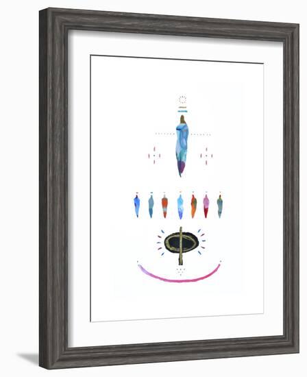 The Wives of Zeus-Trystan Bates-Framed Premium Giclee Print