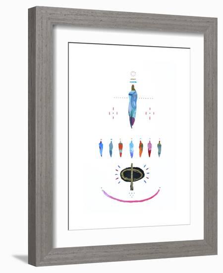 The Wives of Zeus-Trystan Bates-Framed Premium Giclee Print