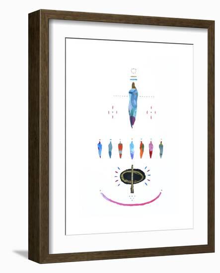 The Wives of Zeus-Trystan Bates-Framed Premium Giclee Print