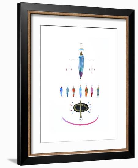 The Wives of Zeus-Trystan Bates-Framed Premium Giclee Print