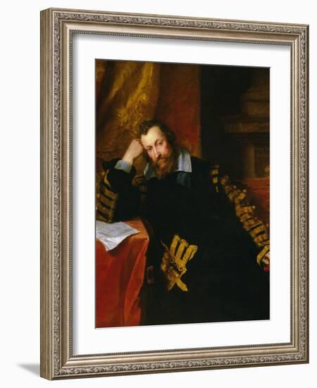 'The Wizard Earl', Henry Percy, 9Th Earl of Northumberland, 1635 (Oil on Canvas)-Anthony Van Dyck-Framed Giclee Print