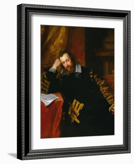 'The Wizard Earl', Henry Percy, 9Th Earl of Northumberland, 1635 (Oil on Canvas)-Anthony Van Dyck-Framed Giclee Print