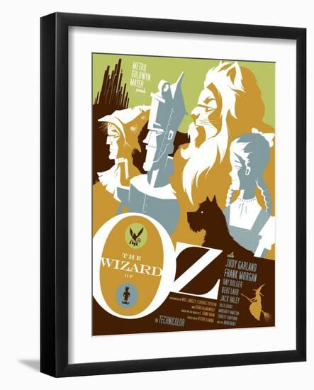 The Wizard of Oz, 1939-null-Framed Art Print