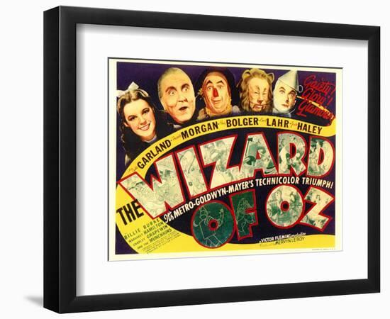 The Wizard of Oz, 1939-null-Framed Premium Giclee Print