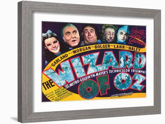 The Wizard of Oz, 1939-null-Framed Premium Giclee Print