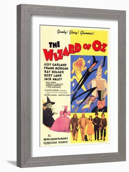 The Wizard of Oz, 1939-null-Framed Premium Giclee Print