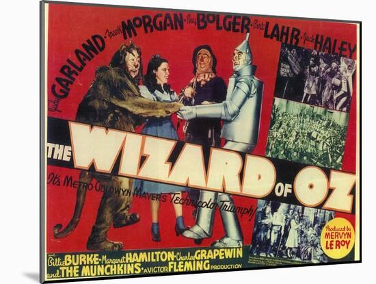 The Wizard of Oz, 1939-null-Mounted Art Print