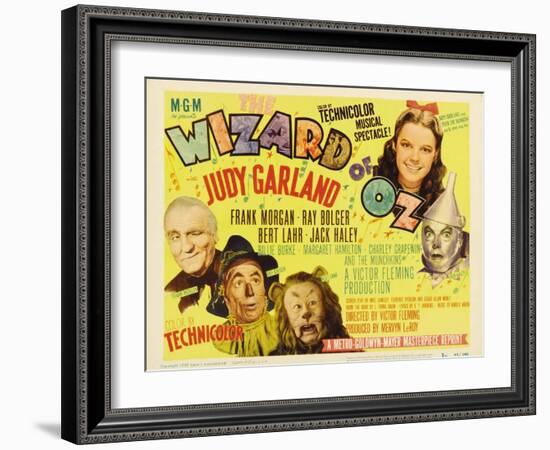 The Wizard of Oz, 1939-null-Framed Art Print