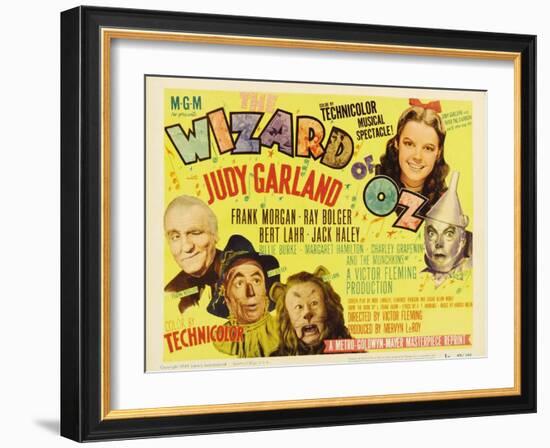 The Wizard of Oz, 1939-null-Framed Art Print