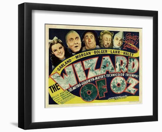 The Wizard of Oz, 1939-null-Framed Premium Giclee Print