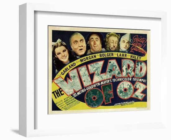 The Wizard of Oz, 1939-null-Framed Premium Giclee Print