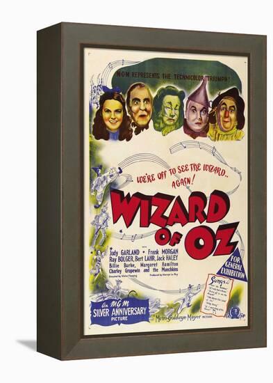 The Wizard of Oz, Australian Movie Poster, 1939-null-Framed Stretched Canvas