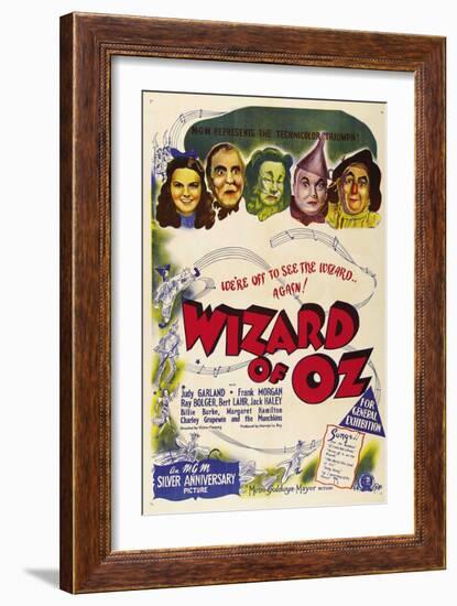 The Wizard of Oz, Australian Movie Poster, 1939-null-Framed Premium Giclee Print