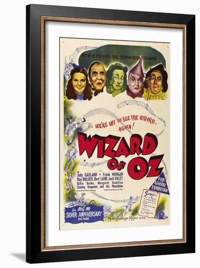 The Wizard of Oz, Australian Movie Poster, 1939-null-Framed Premium Giclee Print