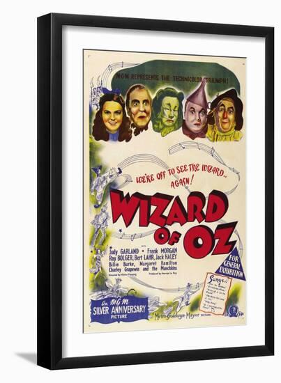 The Wizard of Oz, Australian Movie Poster, 1939-null-Framed Premium Giclee Print