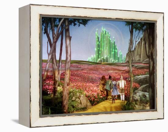 The Wizard of Oz, Bert Lahr, Ray Bolger, Judy Garland, Jack Haley, 1939-null-Framed Stretched Canvas