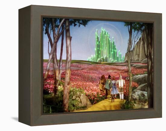 The Wizard of Oz, Bert Lahr, Ray Bolger, Judy Garland, Jack Haley, 1939-null-Framed Stretched Canvas