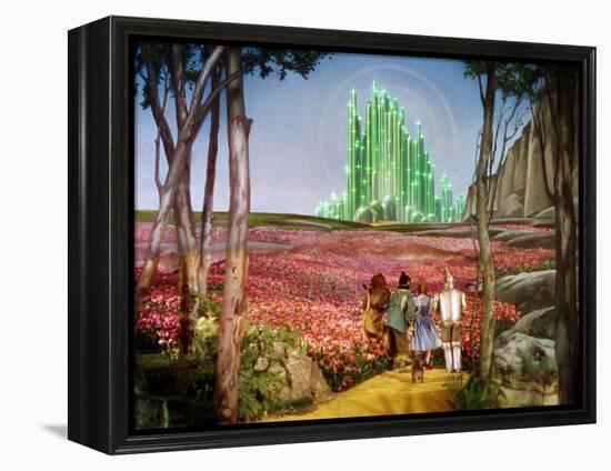 The Wizard of Oz, Bert Lahr, Ray Bolger, Judy Garland, Jack Haley, 1939-null-Framed Stretched Canvas