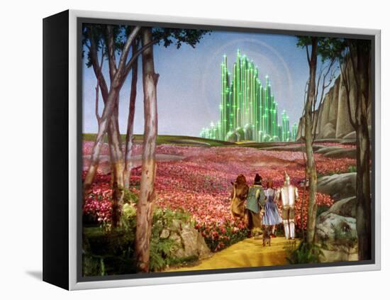 The Wizard of Oz, Bert Lahr, Ray Bolger, Judy Garland, Jack Haley, 1939-null-Framed Stretched Canvas