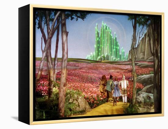 The Wizard of Oz, Bert Lahr, Ray Bolger, Judy Garland, Jack Haley, 1939-null-Framed Stretched Canvas