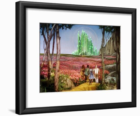 The Wizard of Oz, Bert Lahr, Ray Bolger, Judy Garland, Jack Haley, 1939-null-Framed Photo