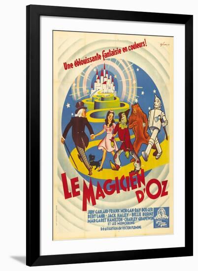 The Wizard of Oz, French Movie Poster, 1939-null-Framed Art Print