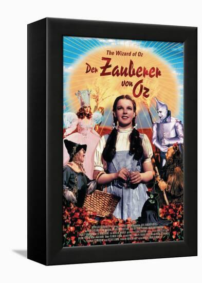 The Wizard of Oz, German Movie Poster, 1939-null-Framed Stretched Canvas