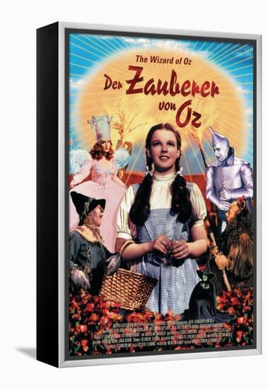 The Wizard of Oz, German Movie Poster, 1939-null-Framed Stretched Canvas