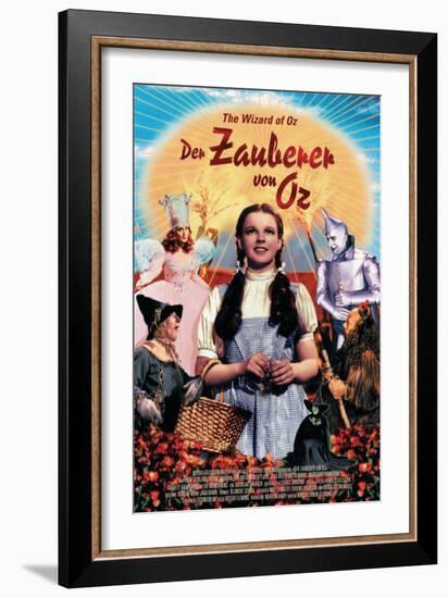 The Wizard of Oz, German Movie Poster, 1939-null-Framed Premium Giclee Print