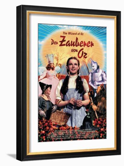 The Wizard of Oz, German Movie Poster, 1939-null-Framed Art Print